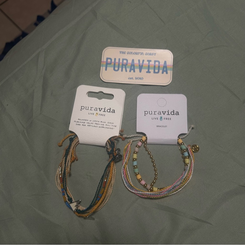 7 Pura Vida Pastel Bracelet Collection